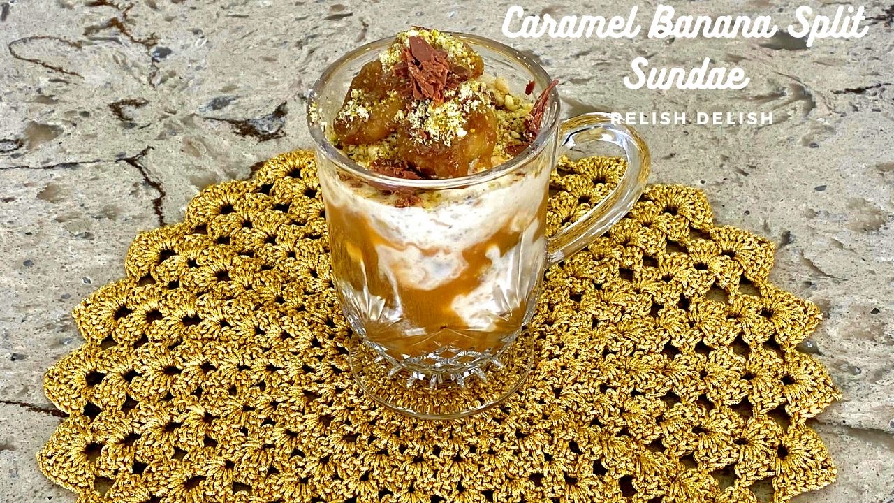 Banana Split Sundae with Nuts and Chocolate | Relish Delish