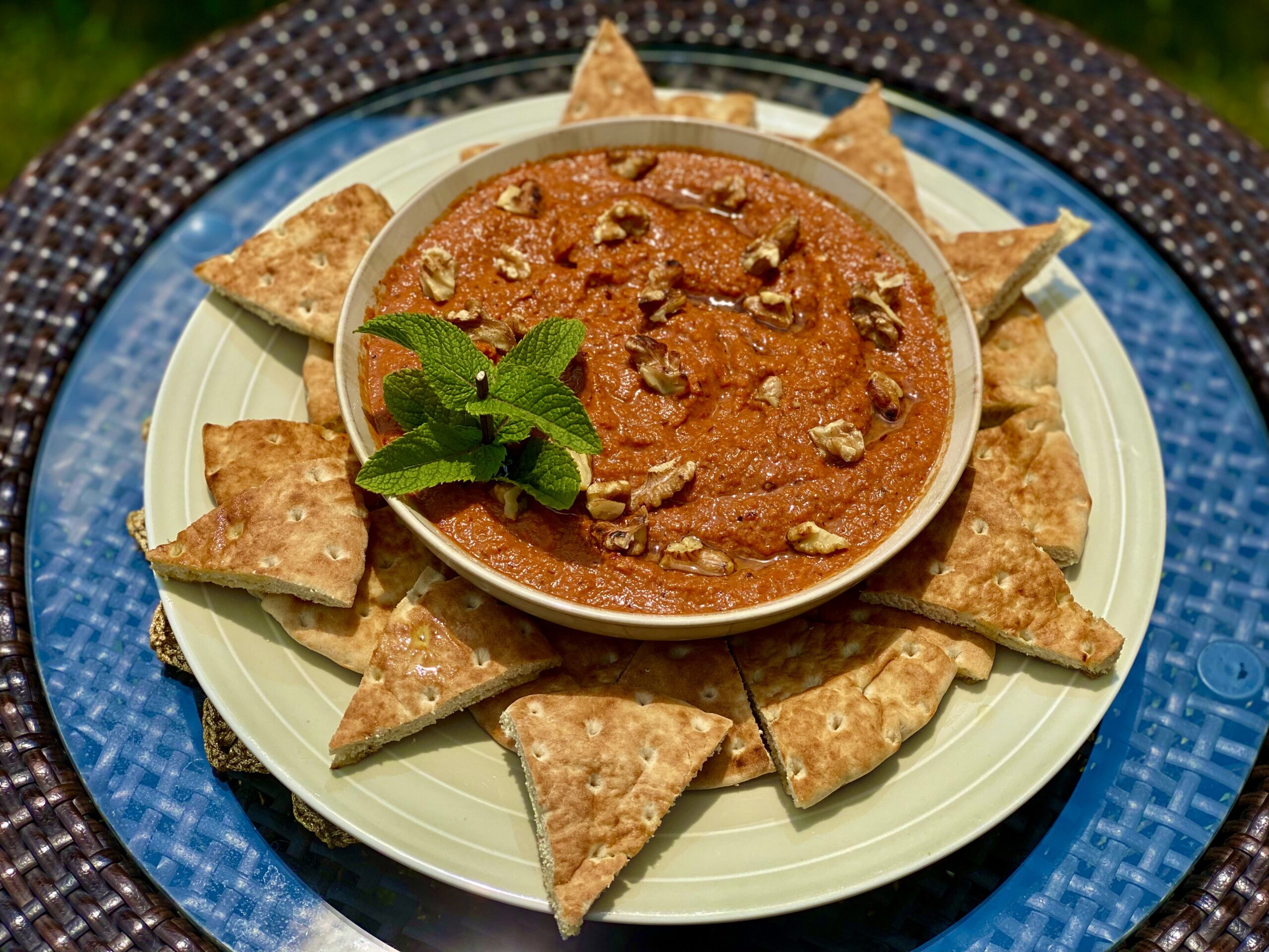 Muhammara - Roasted Red Pepper Dip | Relish Delish